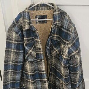 Rip Curl unisex flannel shirt.
